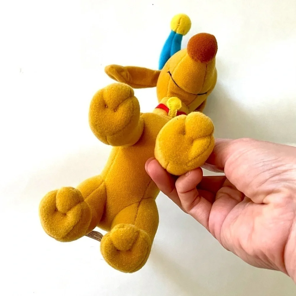 Vintage 1998 Mattel Rugrats Spike Dog w/ Hat Plush Tommy Pickles Pet Nineties